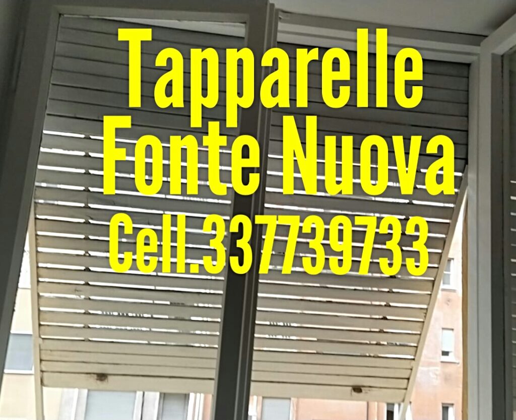 Riparazioni tapparelle avvolgibili serrande elettriche Fonte Nuova Roma cell.337739733