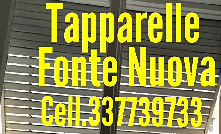 Riparazioni tapparelle avvolgibili serrande elettriche Fonte Nuova Roma cell.337739733