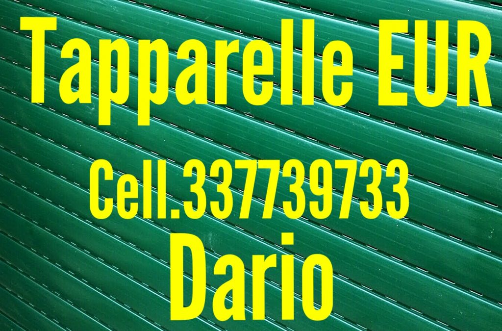 Riparazione tapparelle serrande elettriche EUR cell.337739733 Dario