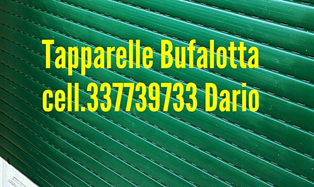 Riparazione Tapparelle Serrande Avvolgibili Bufalotta cell.337739733 Dario