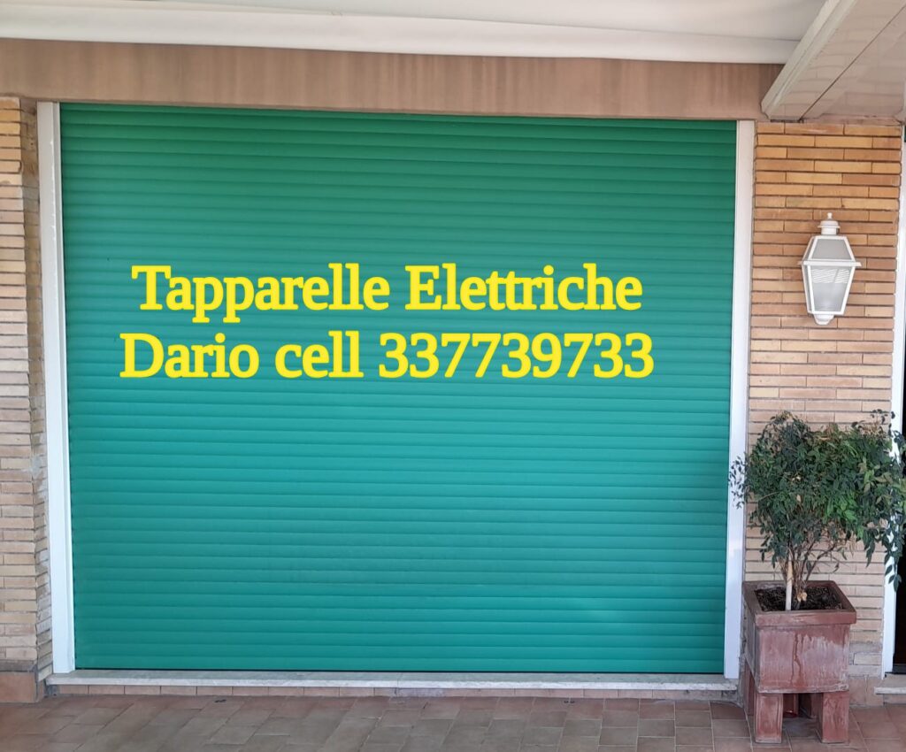 MOTORE TAPPARELLE SERRANDE AVVOLGIBILI ELETTRICHE Roma cell. 337739733 Dario