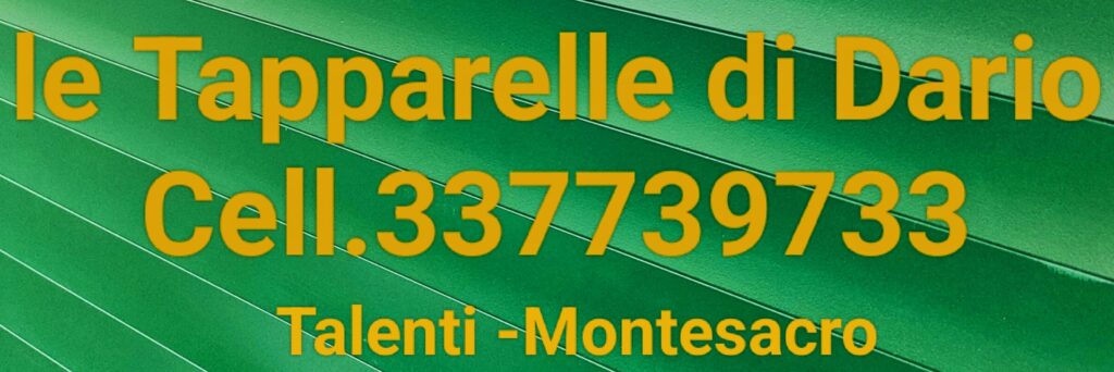 Le tapparelle di Dario cell 337739733 TALENTI