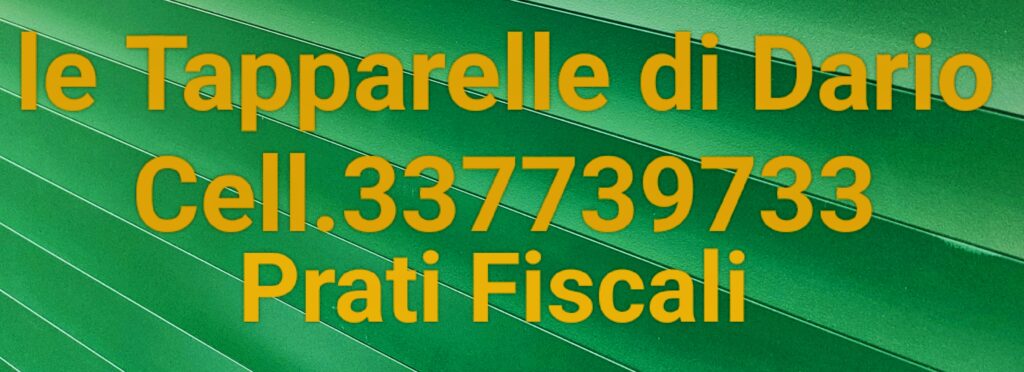 Le tapparelle di Dario cell 337739733 PRATI FISCALI