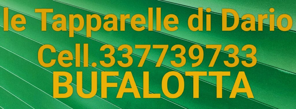 Le tapparelle di Dario cell 337739733 BUFALOTTA