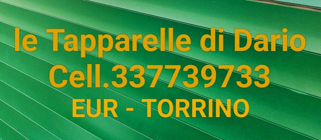 Le tapparelle di Dario cell 337739733 EUR-TORRINO