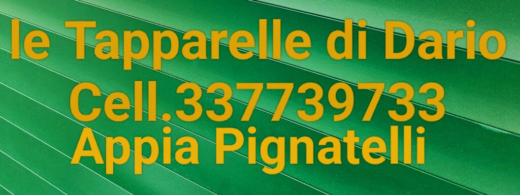 Le tapparelle di Dario cell 337739733 Appia Pignatelli